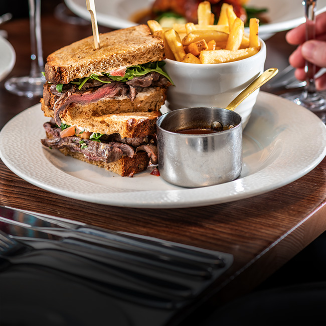 Brunch menu at The Hawk