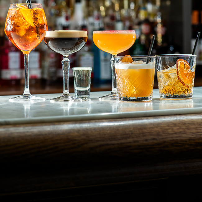 Wine & Drinks menu at The Hawk