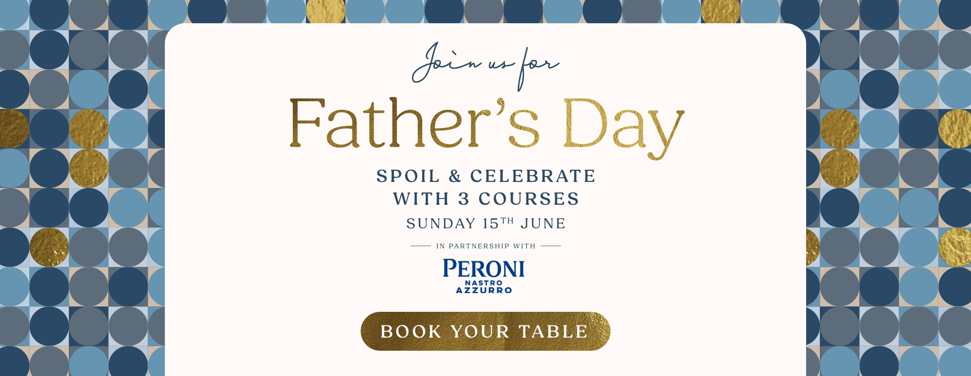 Father’s Day menu Wickford