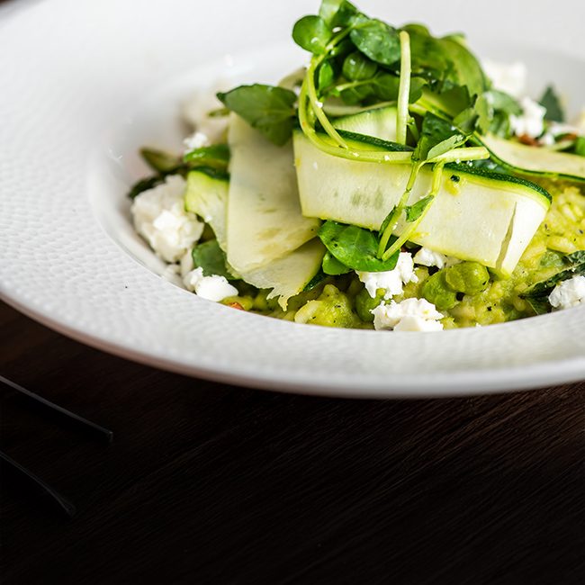 Vegan menu at The Hawk