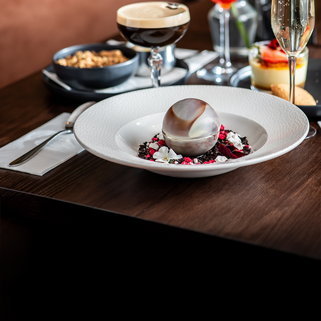 Dessert menu at The Hawk