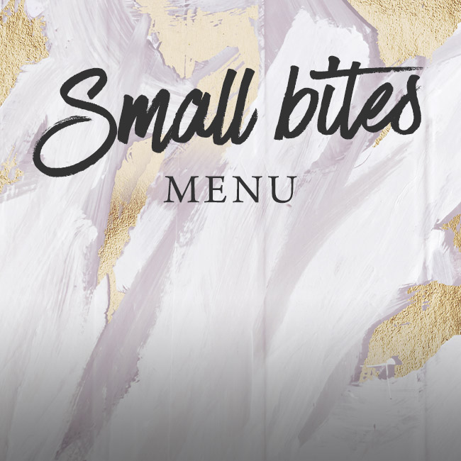 Small Bites menu at The Hawk 